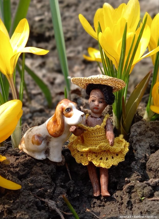 Вязаные наряды для моих миньонет