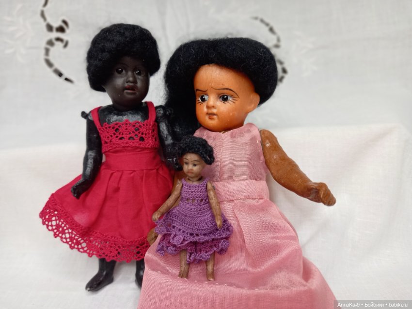 Вязаные наряды для моих миньонет