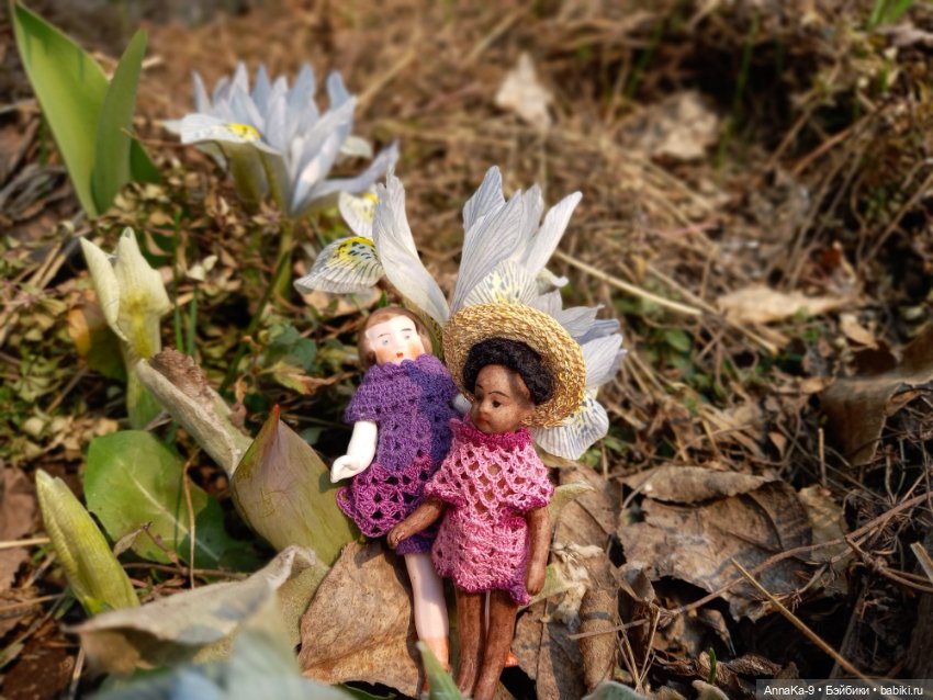 Вязаные наряды для моих миньонет