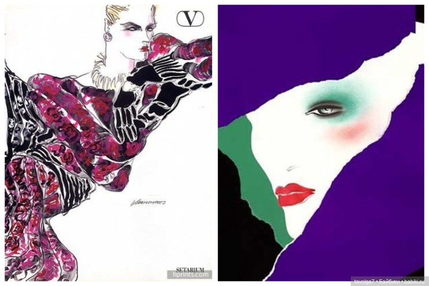 Цветотип Февраль в моде 1980х