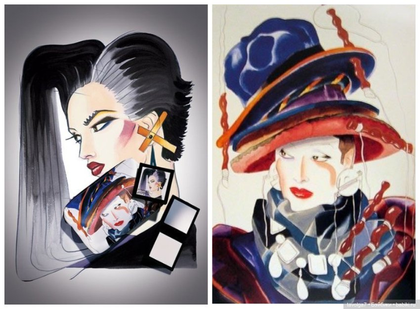 Цветотип Февраль в моде 1980х