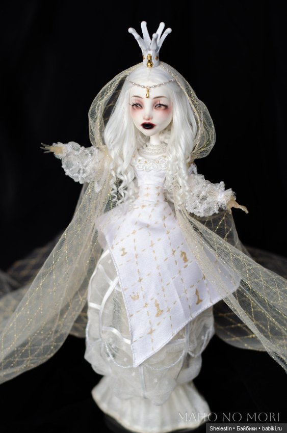 Белая Королева — ООАК Monster High и Ever After High: репейнт (фото 4)