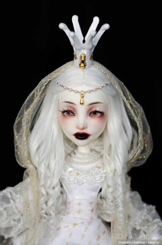 Белая Королева — ООАК Monster High и Ever After High: репейнт (фото 3)