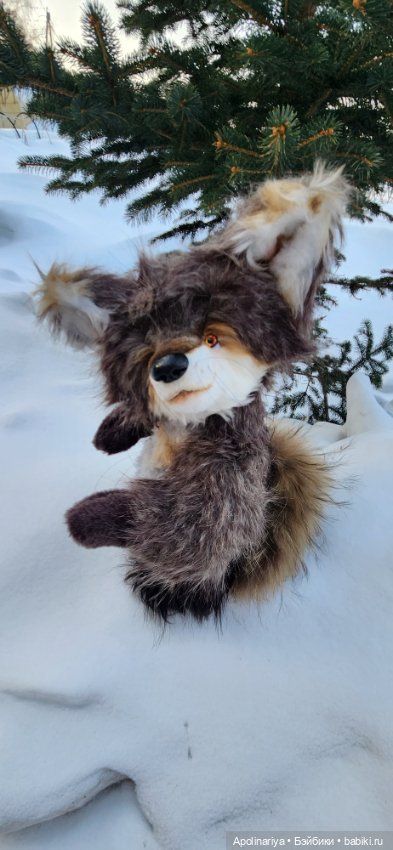 Wolf волк-тедди — Авторские мишки Тедди и друзья: фото (фото 7)