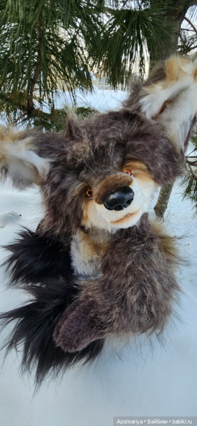 Wolf волк-тедди — Авторские мишки Тедди и друзья: фото