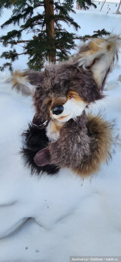 Wolf волк-тедди — Авторские мишки Тедди и друзья: фото (фото 4)