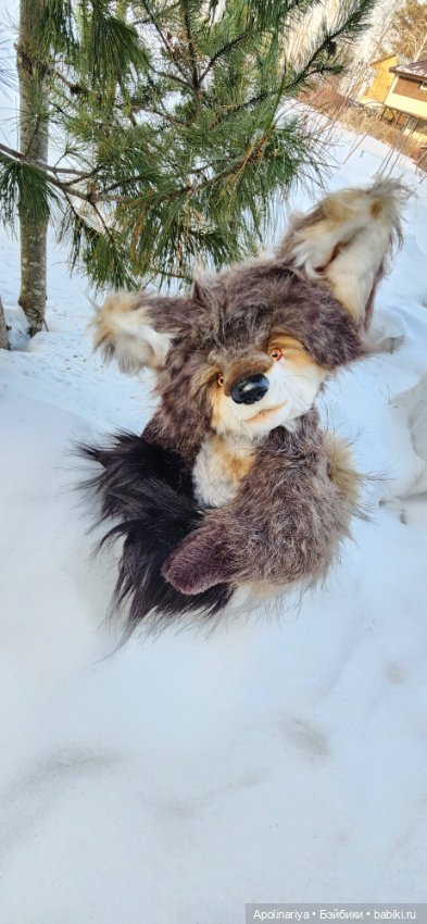 Wolf волк-тедди — Авторские мишки Тедди и друзья: фото