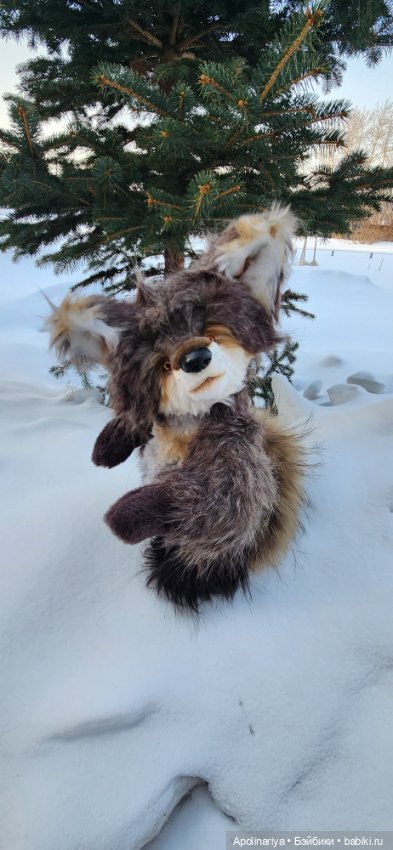 Wolf волк-тедди — Авторские мишки Тедди и друзья: фото (фото 9)