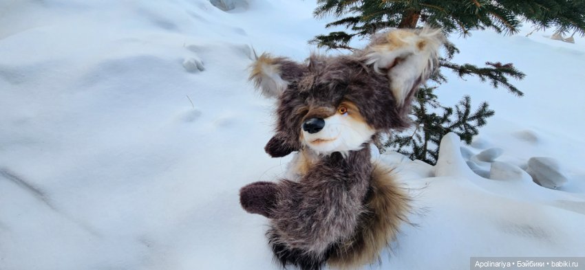 Wolf волк-тедди — Авторские мишки Тедди и друзья: фото (фото 6)