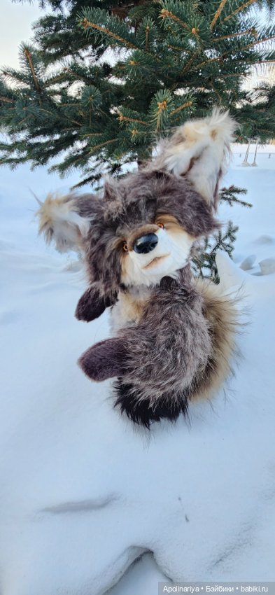 Wolf волк-тедди — Авторские мишки Тедди и друзья: фото (фото 10)