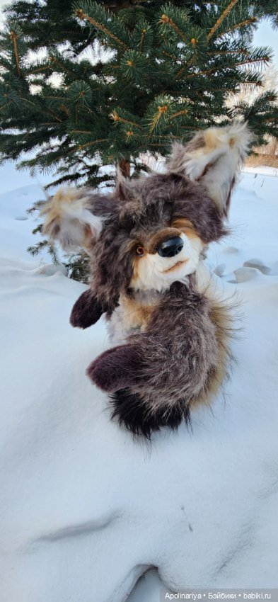 Wolf волк-тедди — Авторские мишки Тедди и друзья: фото