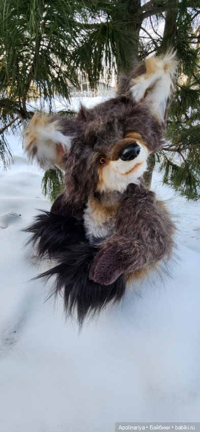 Wolf волк-тедди — Авторские мишки Тедди и друзья: фото