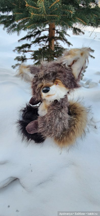 Wolf волк-тедди — Авторские мишки Тедди и друзья: фото (фото 2)