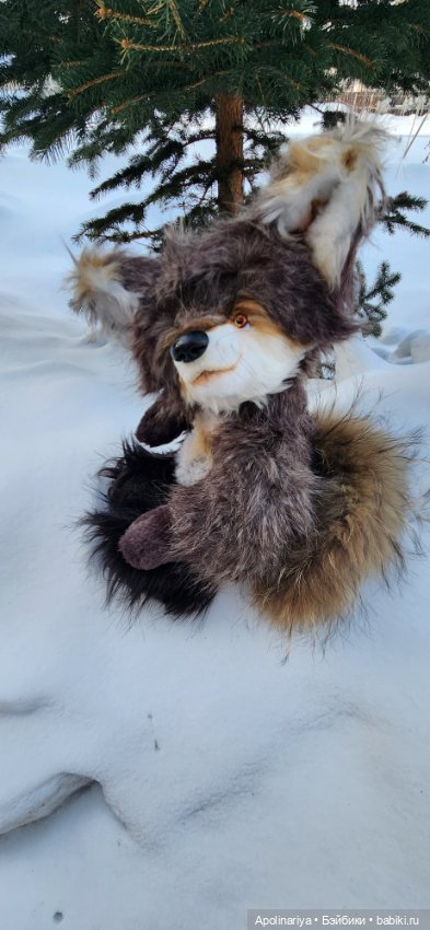 Wolf волк-тедди — Авторские мишки Тедди и друзья: фото (фото 5)