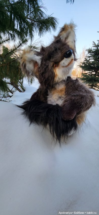 Wolf волк-тедди — Авторские мишки Тедди и друзья: фото