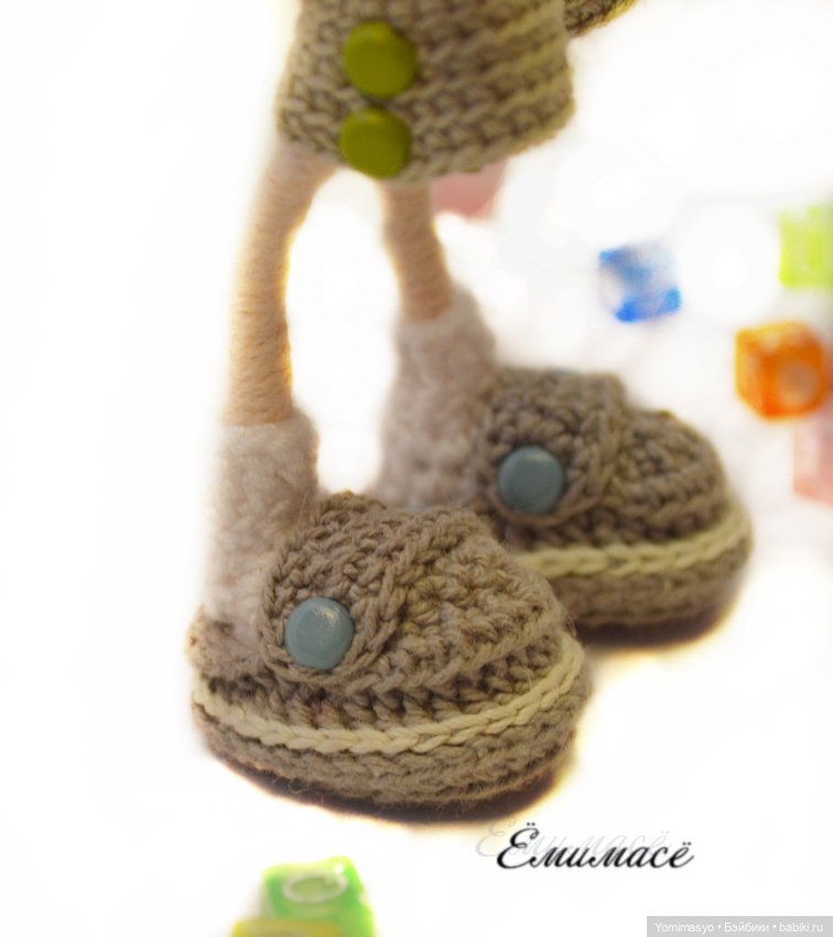 Тёма, Динкин братик — Авторские вязаные куклы: интерьерные (фото 5)