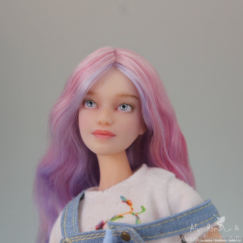 Ч.2 ООАК моего авторства БЖД от Alexma Vanadis dolls (Длинный паричок)