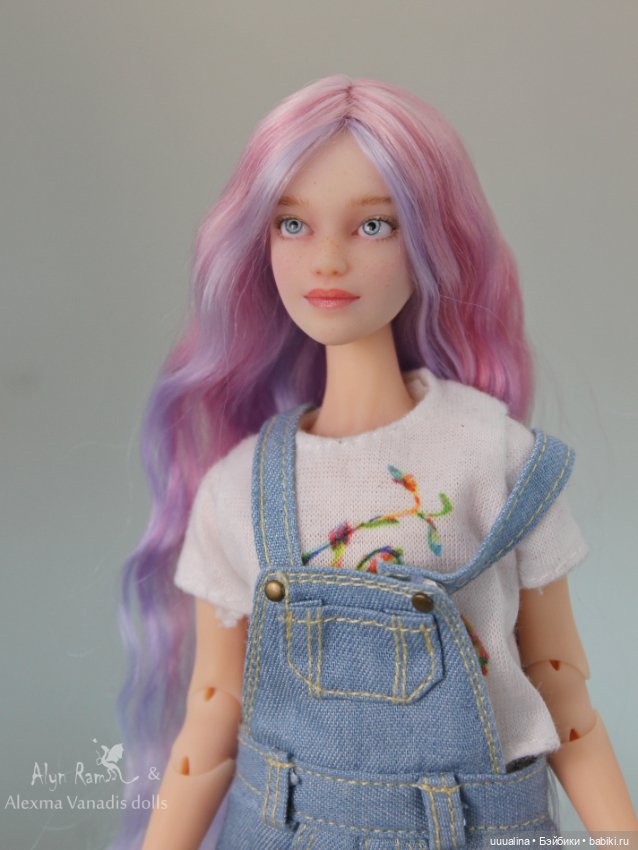 Ч.2 ООАК моего авторства БЖД от Alexma Vanadis dolls (Длинный паричок) (фото 10)