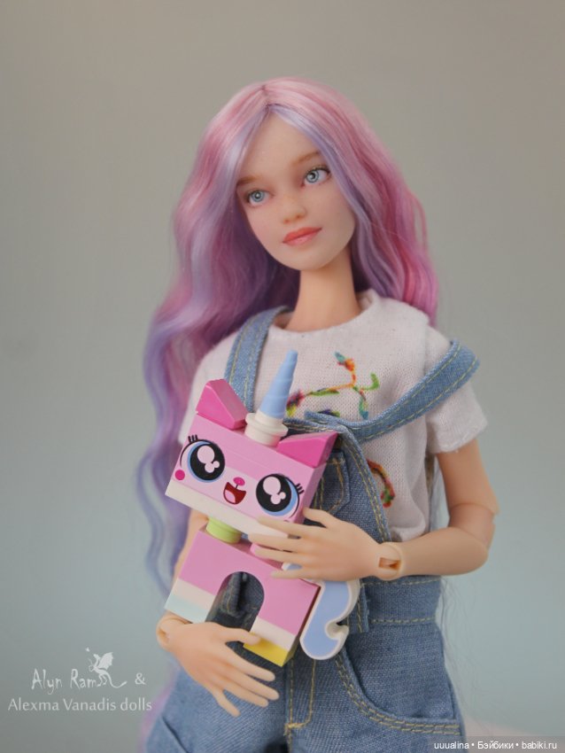 Ч.2 ООАК моего авторства БЖД от Alexma Vanadis dolls (Длинный паричок) (фото 6)
