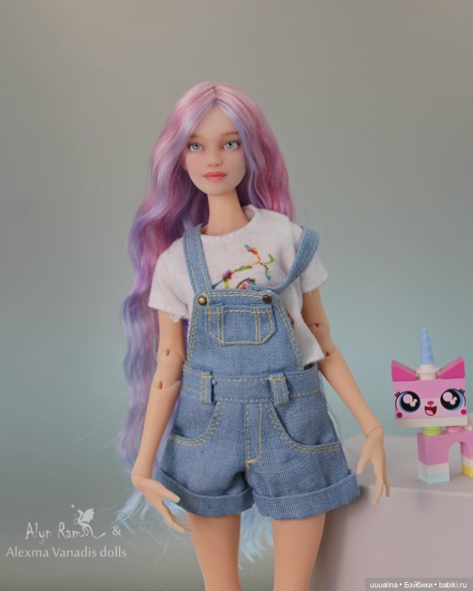 Ч.2 ООАК моего авторства БЖД от Alexma Vanadis dolls (Длинный паричок) (фото 3)
