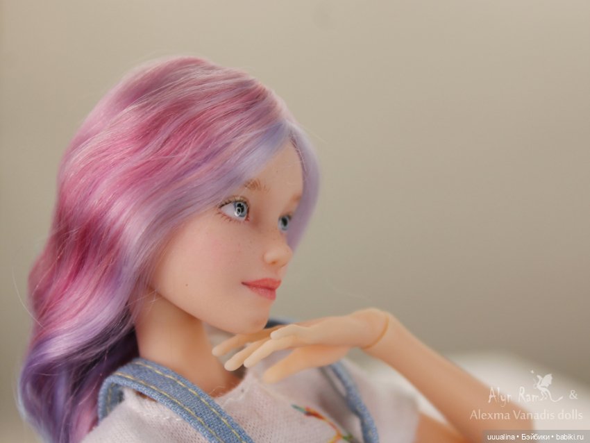 Ч.2 ООАК моего авторства БЖД от Alexma Vanadis dolls (Длинный паричок)
