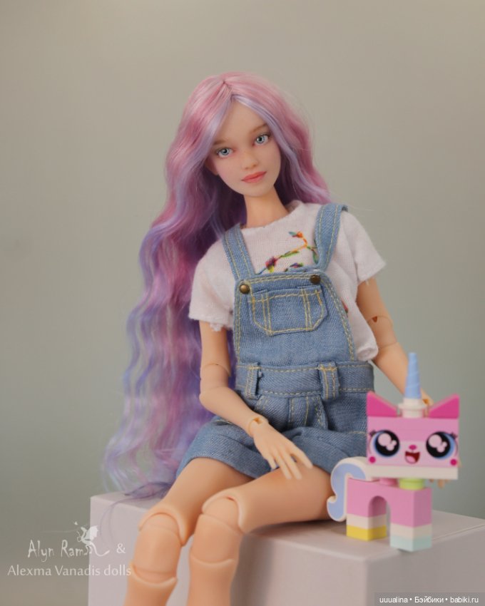 Ч.2 ООАК моего авторства БЖД от Alexma Vanadis dolls (Длинный паричок) (фото 7)