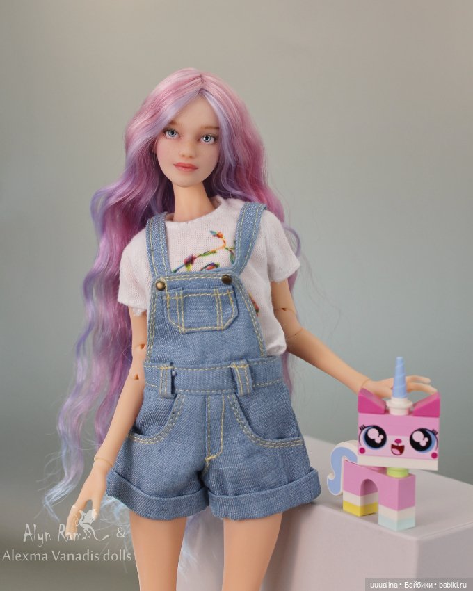 Ч.2 ООАК моего авторства БЖД от Alexma Vanadis dolls (Длинный паричок) (фото 4)