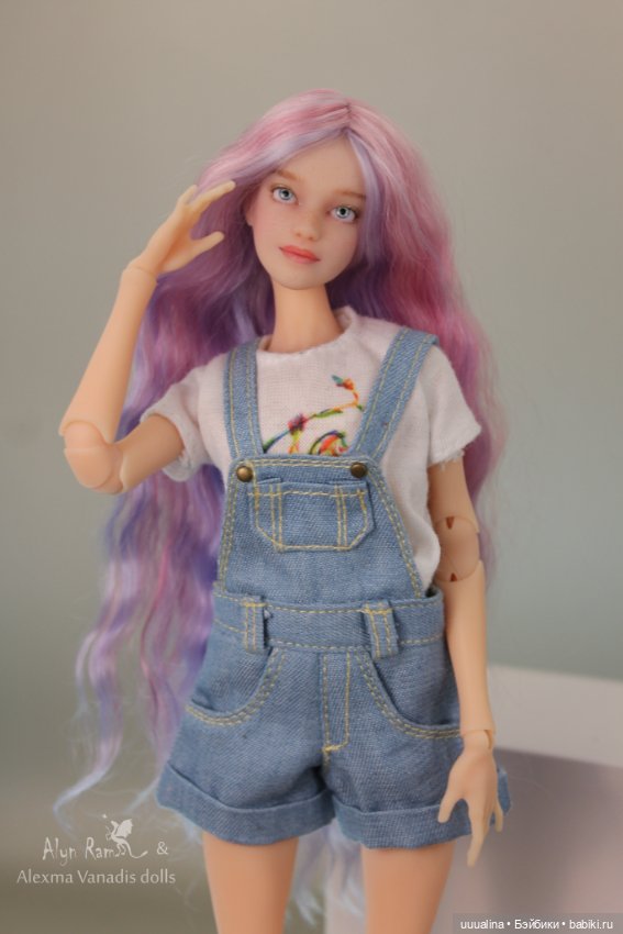 Ч.2 ООАК моего авторства БЖД от Alexma Vanadis dolls (Длинный паричок) (фото 8)
