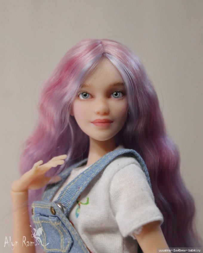 Ч.2 ООАК моего авторства БЖД от Alexma Vanadis dolls (Длинный паричок)