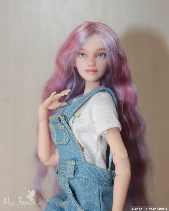 Ч.2 ООАК моего авторства БЖД от Alexma Vanadis dolls (Длинный паричок)
