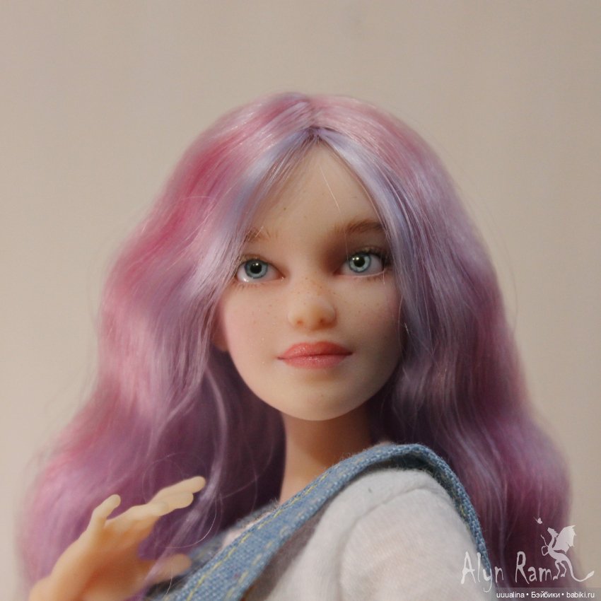 Ч.2 ООАК моего авторства БЖД от Alexma Vanadis dolls (Длинный паричок)