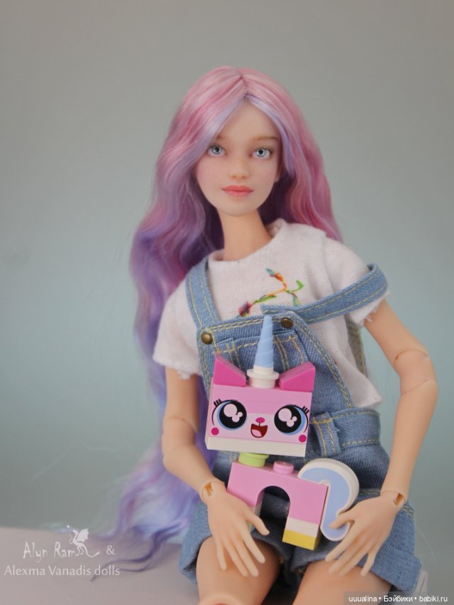 Ч.2 ООАК моего авторства БЖД от Alexma Vanadis dolls (Длинный паричок) (фото 5)