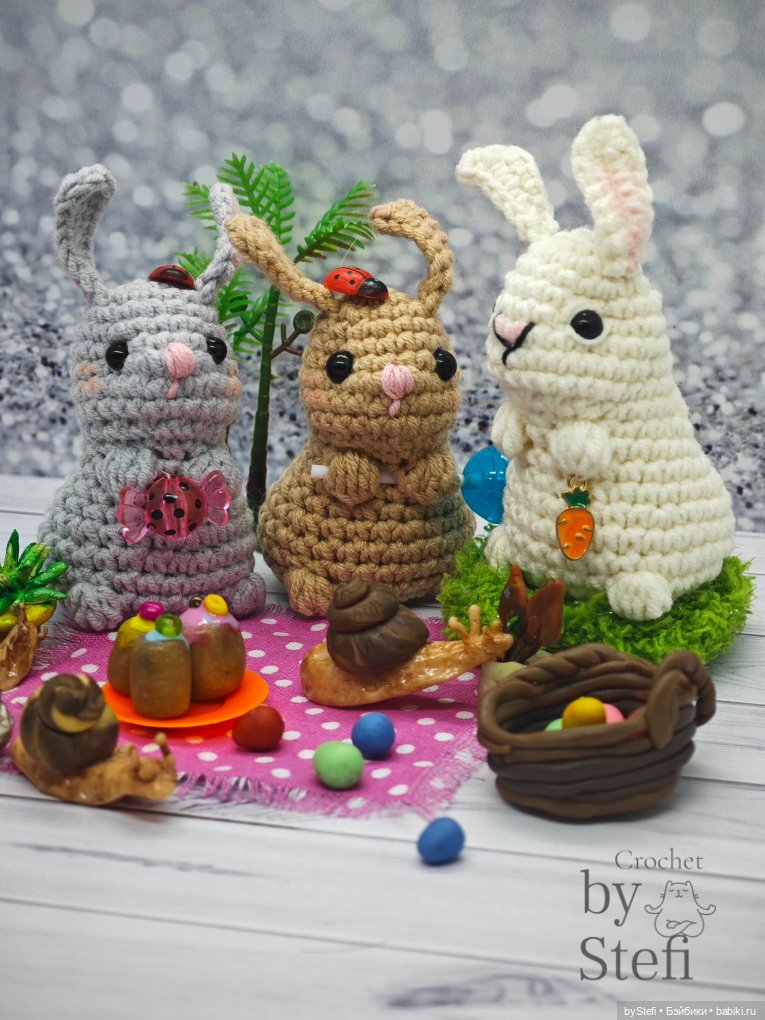 Кролики без пришивных деталей