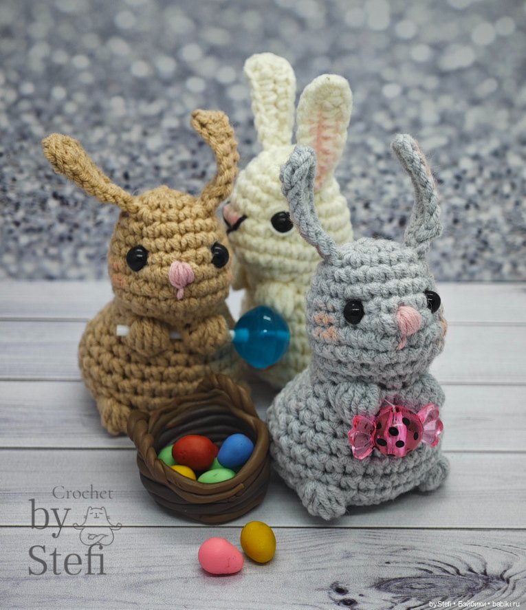 Кролики без пришивных деталей