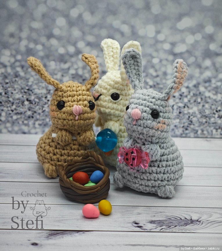 Кролики без пришивных деталей