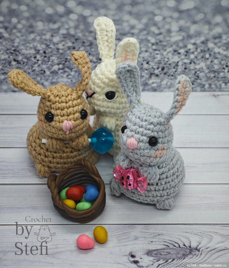 Кролики без пришивных деталей