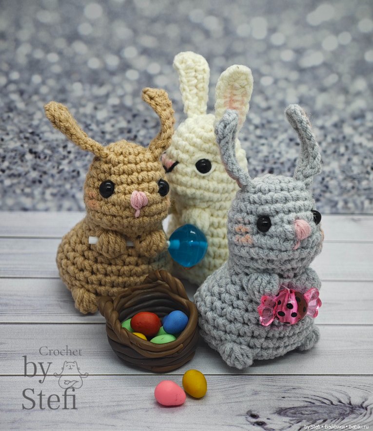 Кролики без пришивных деталей