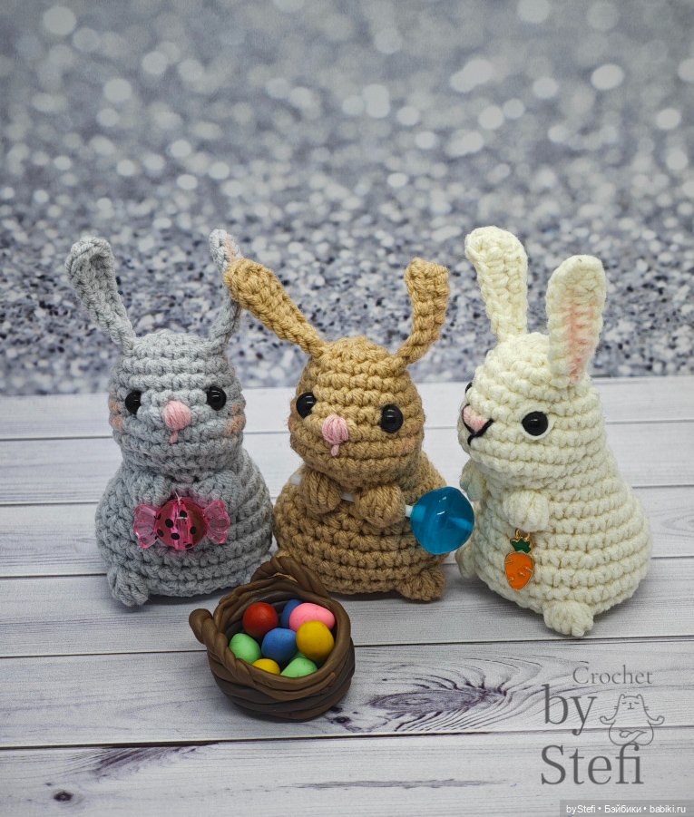 Кролики без пришивных деталей