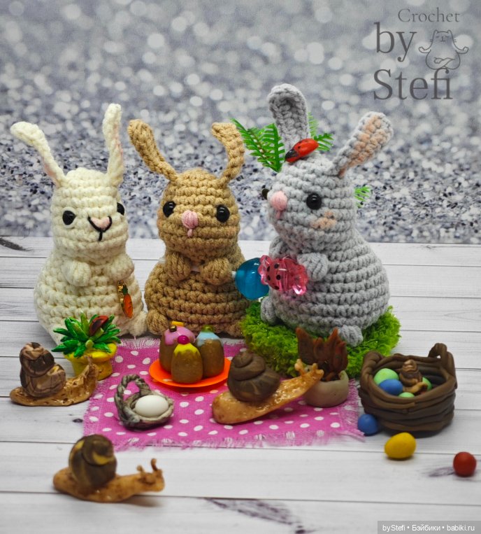 Кролики без пришивных деталей