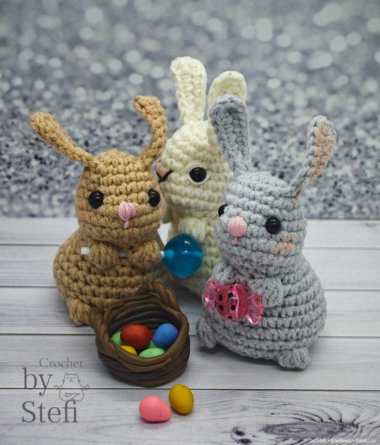 Кролики без пришивных деталей