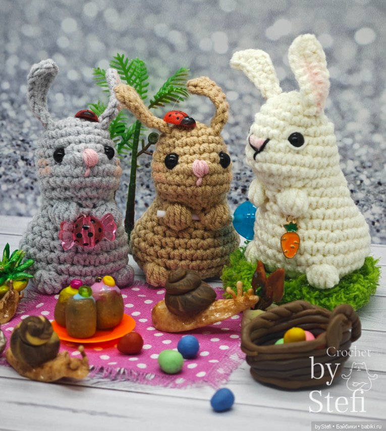 Кролики без пришивных деталей