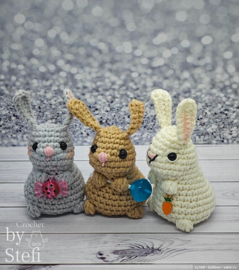 Кролики без пришивных деталей