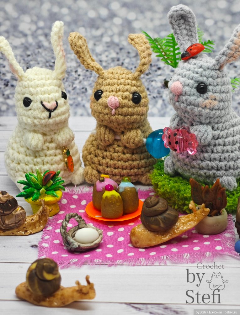 Кролики без пришивных деталей