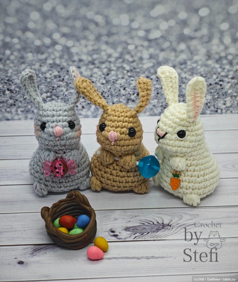 Кролики без пришивных деталей