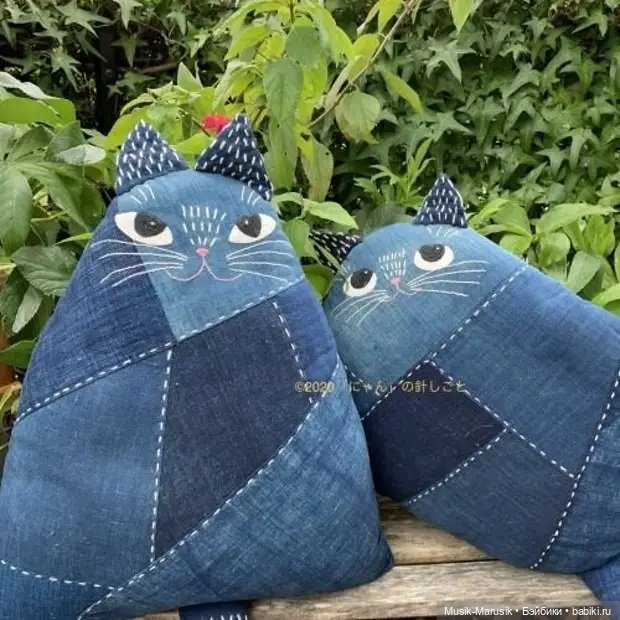 Котики и Собачки — Текстильные игрушки и примитивы: кофейные