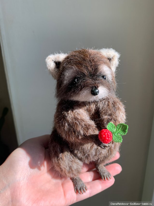 Новый малютка енотик 🤗 — Вязаные игрушки и амигуруми: крючком