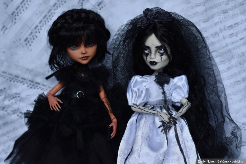 Мрачные подруги — ООАК Monster High и Ever After High: репейнт (фото 5)