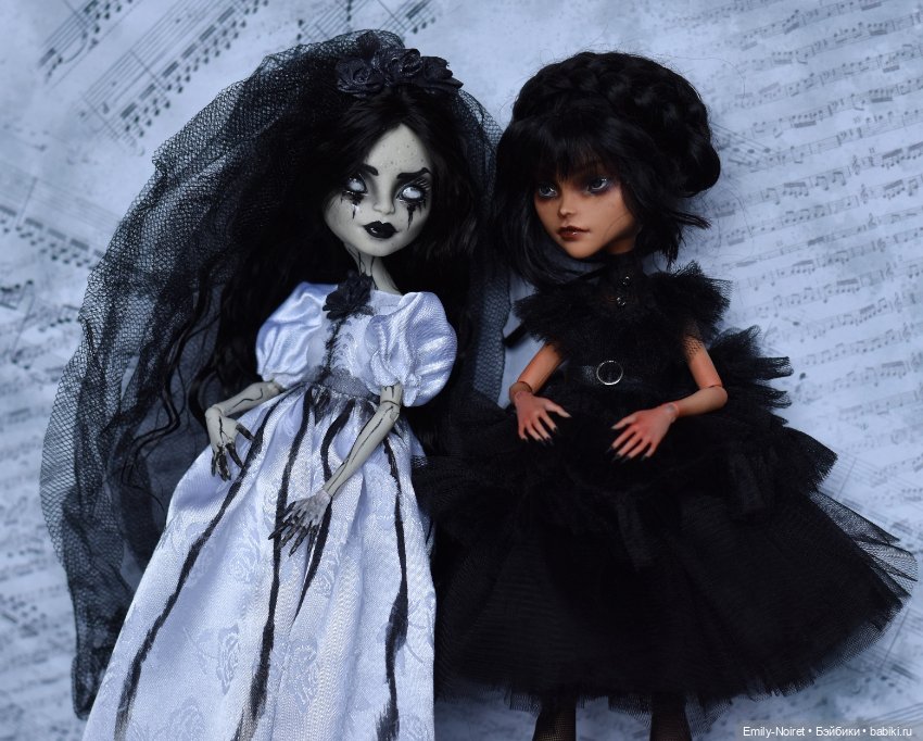 Мрачные подруги — ООАК Monster High и Ever After High: репейнт (фото 2)