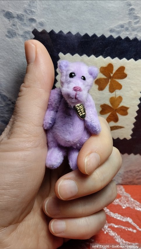Крошка - мишка сиреневое облачко