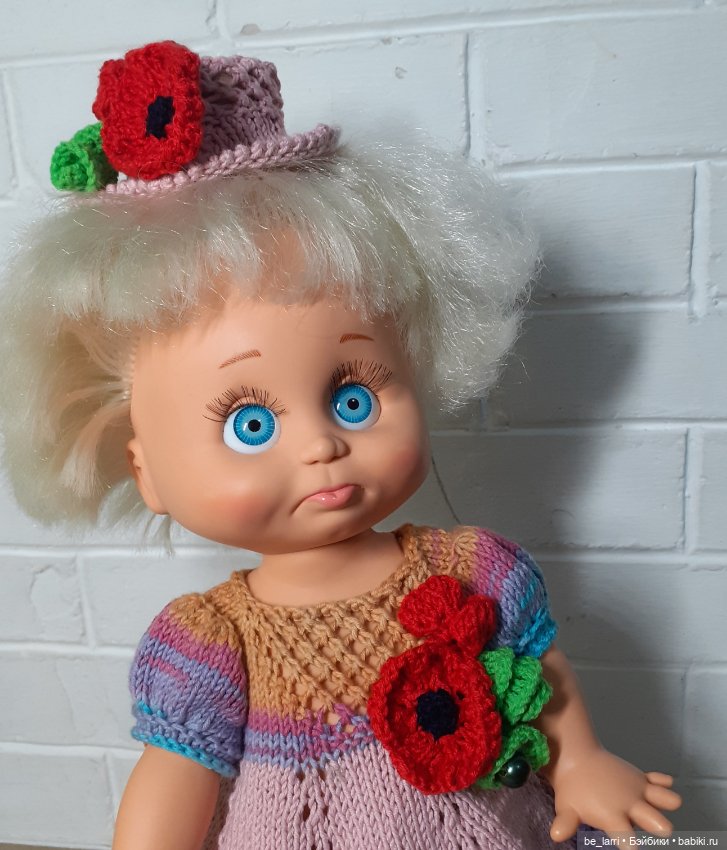 Платье на фейсинку — Одежда и обувь для кукол своими руками: фото (фото 3)